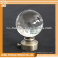 2014 Ventana de cristal decorativo bola de cortina Rod Finial